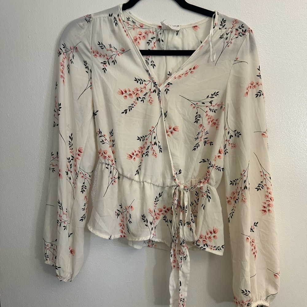 Sienna Sky Cream Floral Blouse